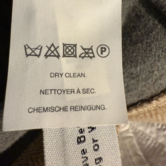 MADEWELL STANZA HERRINGBONE COAT CAMEL WOOL BLEND SIZE XS - Picture 13 of 13